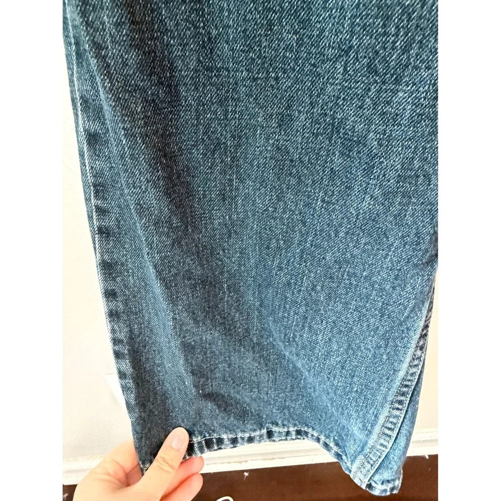Levis 514 Slim Straight Mens Jeans 36x32 Medium Wash Blue Denim 100% Cotton